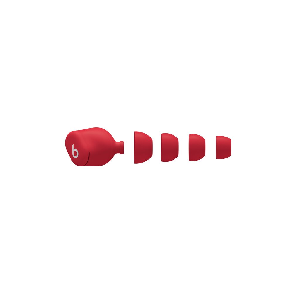 Beats Solo Buds - True Wireless Earbuds - Transparent Red -MUW03ZM/A kaina ir informacija | Ausinės | pigu.lt