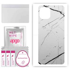 Apgo White Marble kaina ir informacija | Apsauginės plėvelės telefonams | pigu.lt