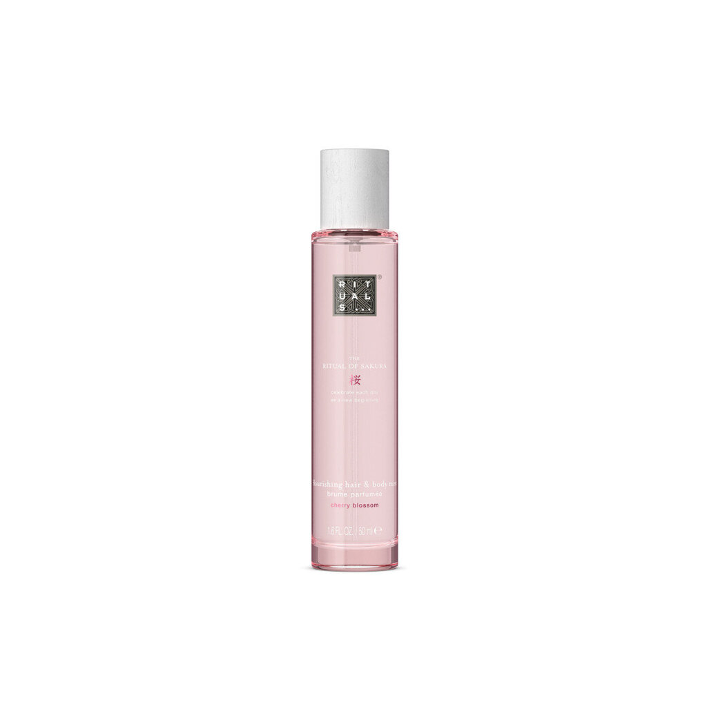 Plaukų ir kūno dulksna Rituals The Ritual of Sakura Hair & Body Mist, 50 ml цена и информация | Parfumuota kosmetika moterims | pigu.lt