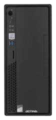 Actina 5901443382614 PC Intel® Core™ i5 i5-14400 8 GB DDR4-SDRAM 1 TB SSD Windows 11 Home „Mini Tower“ Juoda kaina ir informacija | Stacionarūs kompiuteriai | pigu.lt