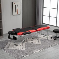HOMCOM Sulankstomas masažo stalas 215 x 60 x 61-84 cm kaina ir informacija | Svetainės foteliai | pigu.lt