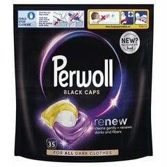 Perwoll Renew Caps Color 35 x 13,5 г + Perwoll Renew Black Caps Концентрированное моющее средство 472,5 г (35 стирок) цена и информация | Средства для стирки | pigu.lt