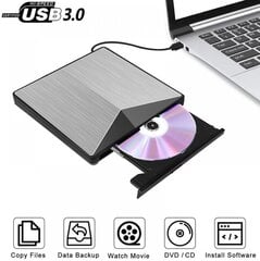 Išorinis DVD CD-RW įrenginys 2in1 kaina ir informacija | Išoriniai kietieji diskai (SSD, HDD) | pigu.lt