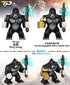 Konstruktorius King Kong vs Godzilla figūrėlė HeroBricks, 2 vnt, 9cm kaina ir informacija | Konstruktoriai ir kaladėlės | pigu.lt