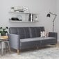 Dvivietė sofa-lova Dorel Home Lilly, pilka цена и информация | Sofos | pigu.lt