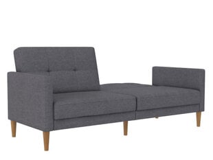 Dvivietė sofa-lova Dorel Home Lilly, pilka kaina ir informacija | Sofos | pigu.lt