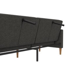 Dvivietė sofa-lova Dorel Home Lilly, pilka kaina ir informacija | Sofos | pigu.lt