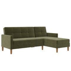 Sofa-lova Dorel Home Lilly, žalia kaina ir informacija | Sofos | pigu.lt