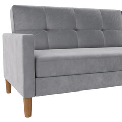 Sofa-lova Dorel Home Lilly, pilka kaina ir informacija | Sofos | pigu.lt