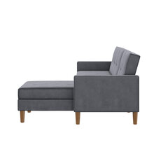 Sofa-lova Dorel Home Lilly, pilka kaina ir informacija | Sofos | pigu.lt