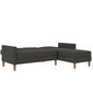 Sofa-lova Dorel Home Lilly, pilka kaina ir informacija | Sofos | pigu.lt