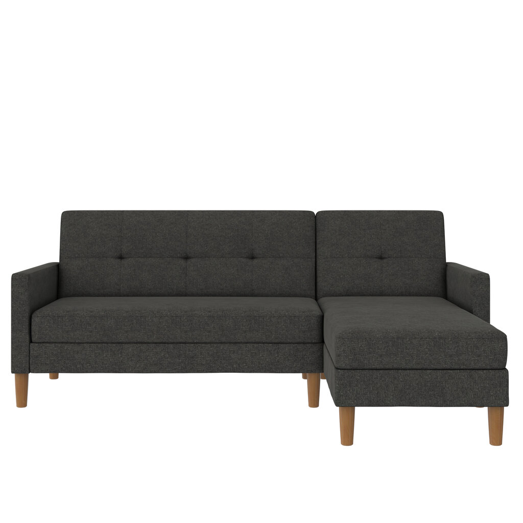 Sofa-lova Dorel Home Lilly, pilka kaina ir informacija | Sofos | pigu.lt