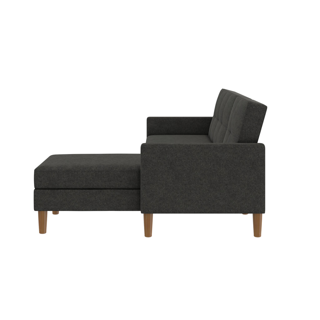 Sofa-lova Dorel Home Lilly, pilka kaina ir informacija | Sofos | pigu.lt