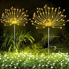 LED LOTUS Saulės sodo lempa vairavimo medžio pūstuvas 80cm LUMILED kaina ir informacija | Toršerai | pigu.lt