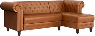 Sofa-lova Dorel Home Felix, ruda kaina ir informacija | Sofos | pigu.lt