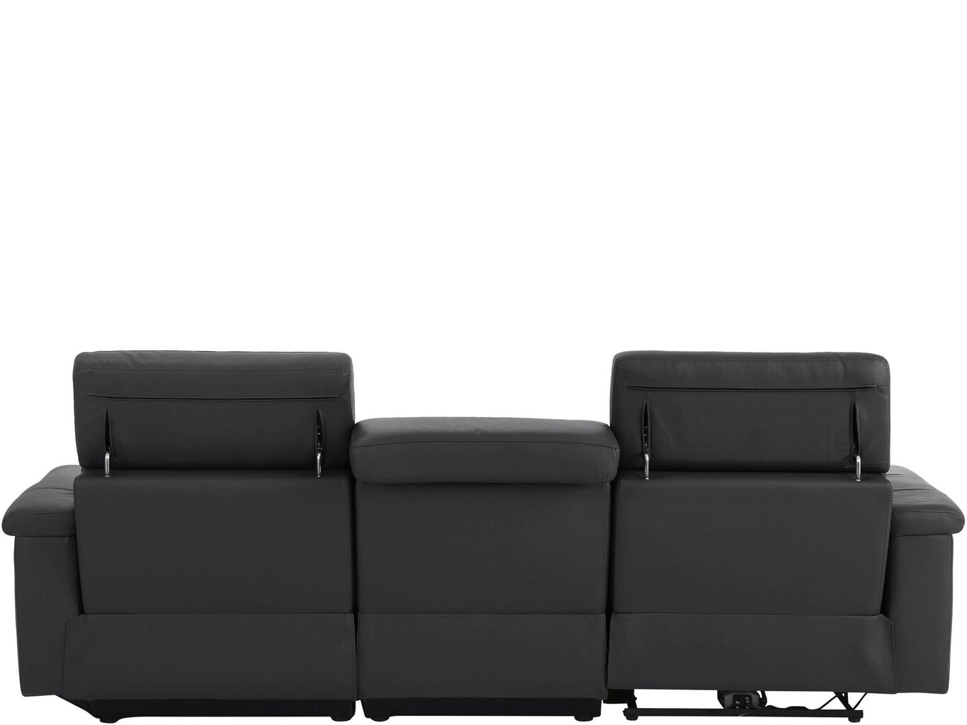 Trivietė sofa Loft Tanaro, juoda kaina ir informacija | Sofos | pigu.lt