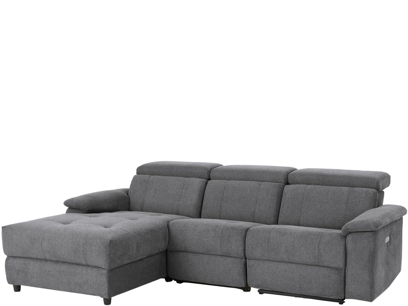 Trivietė sofa Loft Tanaro, pilka kaina ir informacija | Sofos | pigu.lt