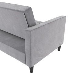 Trivietė sofa-lova Dorel Home Presley, pilka kaina ir informacija | Sofos | pigu.lt