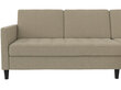 Trivietė sofa-lova Dorel Home Presley, ruda kaina ir informacija | Sofos | pigu.lt