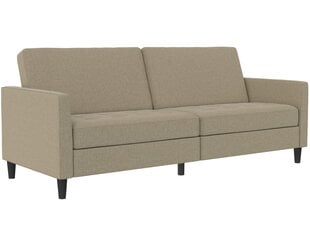 Dvivietė sofa-lova Dorel Home Presley, ruda kaina ir informacija | Sofos | pigu.lt