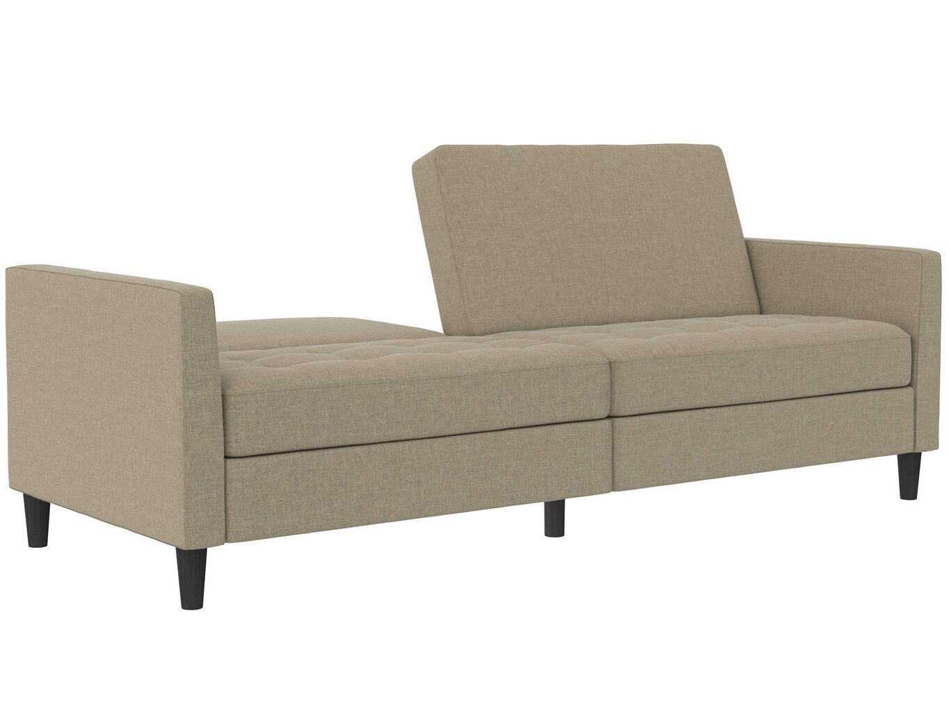 Dvivietė sofa-lova Dorel Home Presley, ruda цена и информация | Sofos | pigu.lt