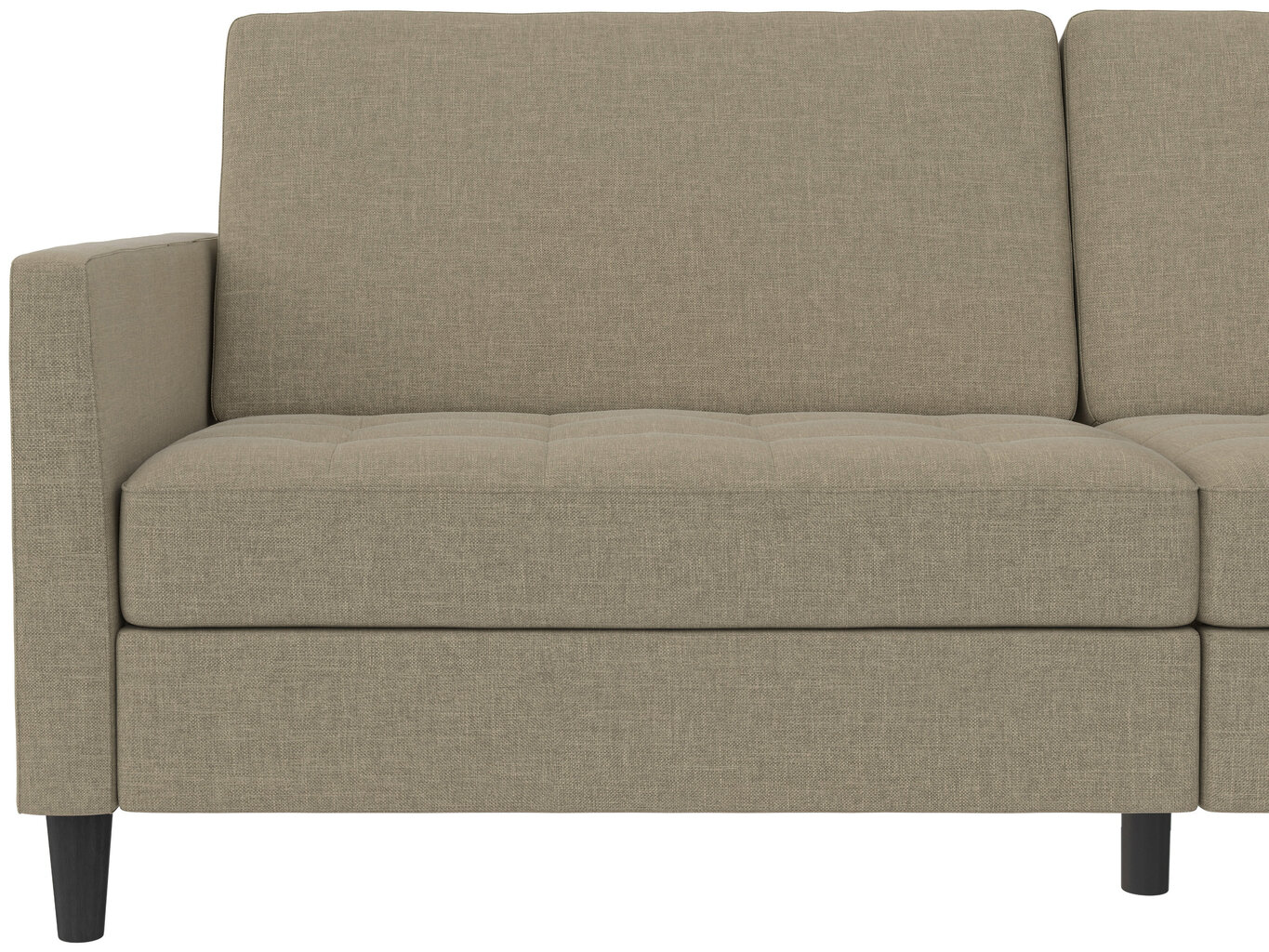 Dvivietė sofa-lova Dorel Home Presley, ruda цена и информация | Sofos | pigu.lt