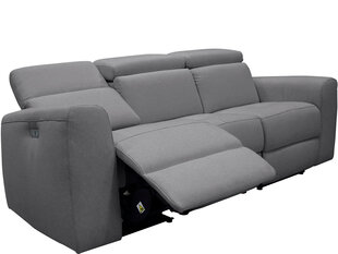 Trivietė sofa Loft Capena, pilka kaina ir informacija | Sofos | pigu.lt