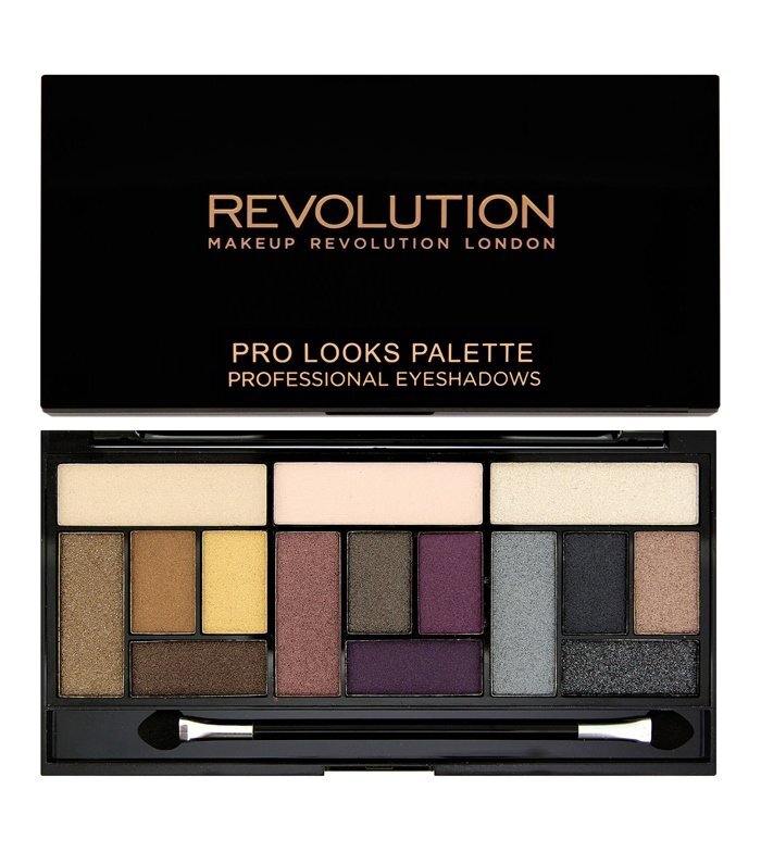 Akių šešėlių paletė Makeup Revolution London Pro Looks Big Love 13 g kaina ir informacija | Akių šešėliai, pieštukai, blakstienų tušai, serumai | pigu.lt