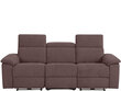 Trivietė sofa Loft Tanaro, ruda kaina ir informacija | Sofos | pigu.lt