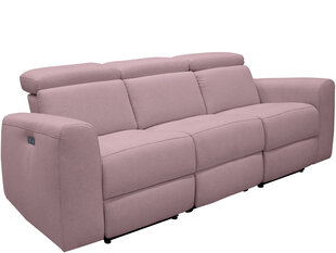 Trivietė sofa Loft Capena, raudona цена и информация | Диваны | pigu.lt