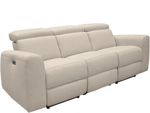 Trivietė sofa Loft Capena, balta kaina ir informacija | Sofos | pigu.lt