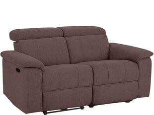 Dvivietė sofa Loft24 Tanaro, ruda kaina ir informacija | Sofos | pigu.lt