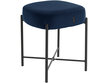 Kėdė Loft24 Bordeaux, mėlyna kaina ir informacija | Virtuvės ir valgomojo kėdės | pigu.lt