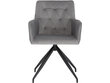 2-jų valgomojo kėdžių komplektas Loft24 Ashley, pilkas цена и информация | Virtuvės ir valgomojo kėdės | pigu.lt
