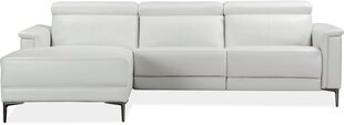 Trivietė sofa reglaineris Loft24 Lund, smėlio spalvos kaina ir informacija | Sofos | pigu.lt