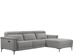 Sofa reglaineris Loft24 Lund, pilka kaina ir informacija | Sofos | pigu.lt