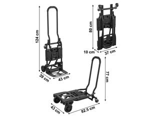 Транспортировочная тележка 2в1 Notio Living Shifter, 1 шт. цена и информация | Механические инструменты | pigu.lt