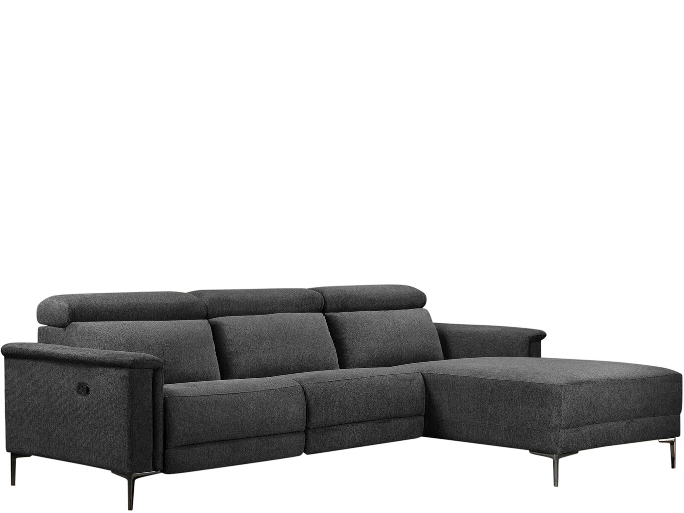 Sofa reglaineris Loft24 Lund, pilka kaina ir informacija | Sofos | pigu.lt