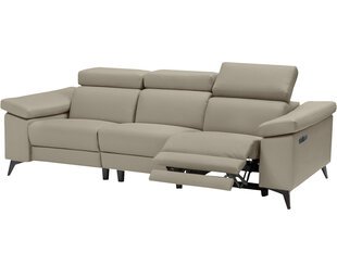 Trivietė sofa Loft Samira, pilka kaina ir informacija | Sofos | pigu.lt