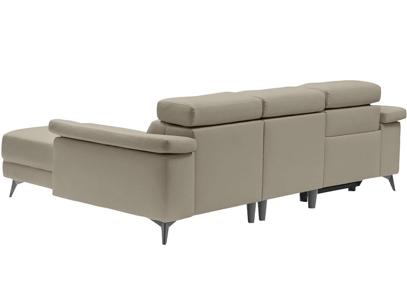 Trivietė sofa Loft Samira, pilka kaina ir informacija | Sofos | pigu.lt