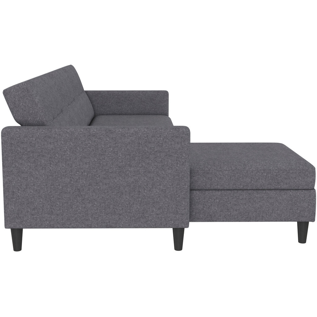 Trivietė sofa-lova Dorel Home Hartford, pilka цена и информация | Sofos | pigu.lt