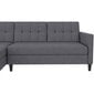 Trivietė sofa-lova Dorel Home Hartford, pilka цена и информация | Sofos | pigu.lt