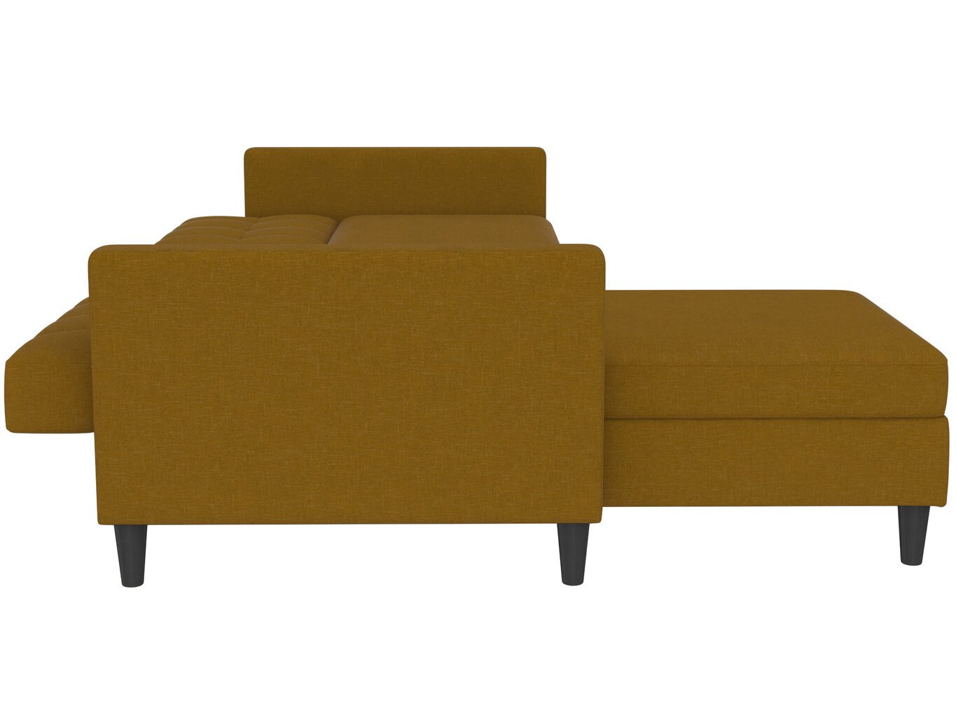 Trivietė sofa-lova Dorel Home Hartford, ruda kaina ir informacija | Sofos | pigu.lt