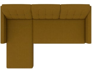 Trivietė sofa-lova Dorel Home Hartford, ruda kaina ir informacija | Sofos, sofos-lovos | pigu.lt