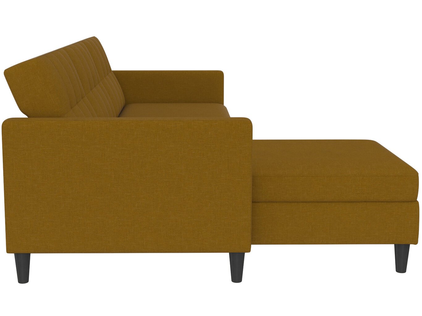 Trivietė sofa-lova Dorel Home Hartford, ruda kaina ir informacija | Sofos | pigu.lt