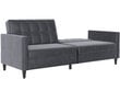 Dvivietė sofa-lova Dorel Home Hartford, pilka kaina ir informacija | Sofos | pigu.lt