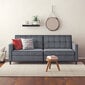 Dvivietė sofa-lova Dorel Home Hartford, pilka kaina ir informacija | Sofos | pigu.lt