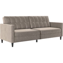 Dvivietė sofa-lova Dorel Home Hartford, smėlio spalvos kaina ir informacija | Sofos | pigu.lt