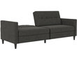 Dvivietė sofa-lova Dorel Home Hartford, pilka цена и информация | Sofos | pigu.lt