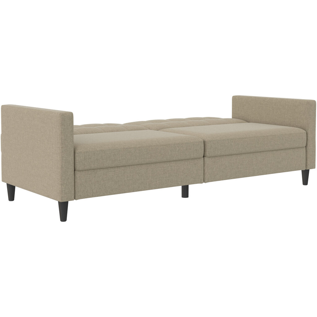 Dvivietė sofa-lova Dorel Home Hartford, smėlio spalvos kaina ir informacija | Sofos | pigu.lt